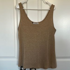 Gold sparkling tank. Perfect for layering